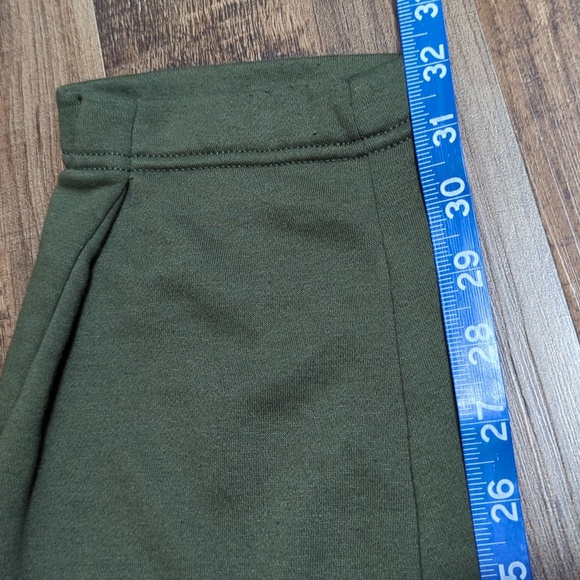 Savage X Fenty Xssential Oversized Rolled Cuff Jogger Olive Grey Unisex Medium - Picture 9 of 10